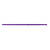 Plum Paars and White Horizontal Stripes Lint (Voorkant)
