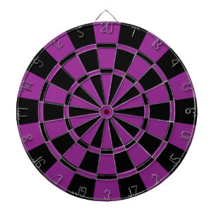Plum Paars en Black Dartbord