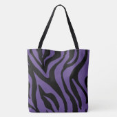 Plum Paars Tiger Print Tas (Achterkant)