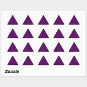 Plum Paars Triangle Sticker (Vel)