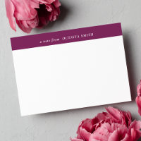 PLUM PAARSE GEPERSONALISEERDE FAMILIENAAM MONOGRAM