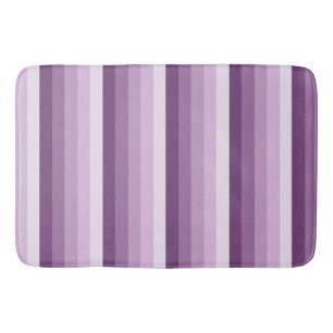 Plum paarse schaduwstrepen badmat