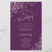 Plum Purple et boucles d'argent Programme de maria (Devant)