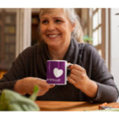 Plum Purple - La Mug De Café Avec Un Coeur