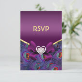 Plum Purple Peacock RSVP (Debout devant)