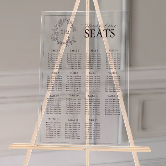 Plum Purple Poitrine Feutrée Monogramme Mariage Si