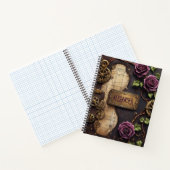 Plum Rozen Industrial Steampunk Journal Notitieboek (Binnen)