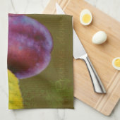 Plum sauvage - Prunus domestica serviette de cuisi (Quart Plié)