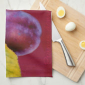 Plum sauvage - Prunus domestica serviette de cuisi (Quart Plié)