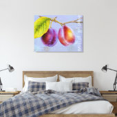 Plum sauvage - Prunus domestica toile art mauve (Insitu(Chambre))
