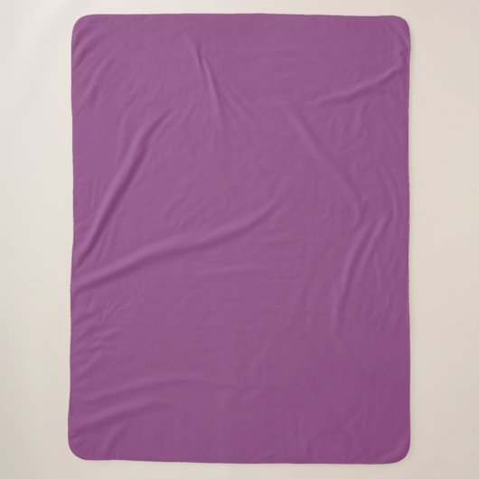 Plum Sherpa Deken (Voorkant)