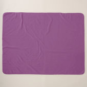 Plum Sherpa Deken (Voorkant (horizontaal))