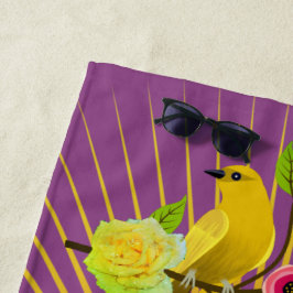 Plum Sunshine & Dew Drops Strandlaken