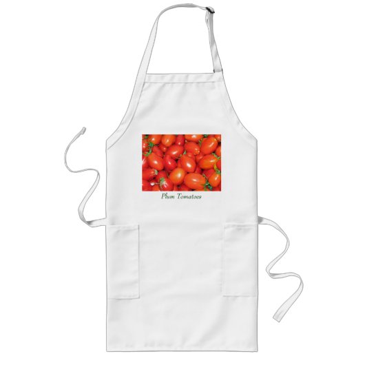 Plum Tomaten Lang Schort (Voorkant)