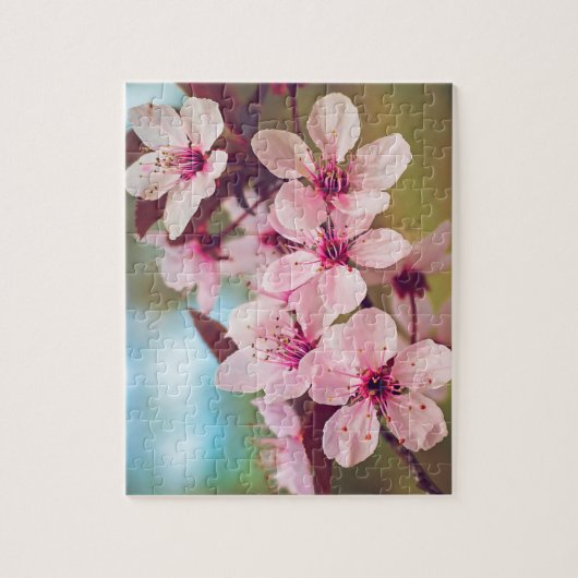 Plum Tree Blossom 8 x 10 inch uitdagend Legpuzzel (Verticaal)