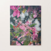 Plum Tree Branch met roze bloemen Legpuzzel (Verticaal)