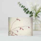 Plum Tree Branch met Spring Buds| Seabeck, WA Briefkaart (Staand voorkant)