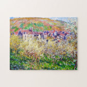 Plum Trees in Blossom op Vetheuil Claude Monet Legpuzzel (Horizontaal)