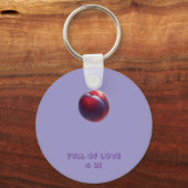 Plum Valentines Sleutelhanger (Voorkant)