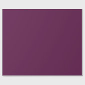 Plum (vaste kleur) cadeaupapier (Vlak)
