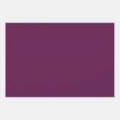 Plum (vaste kleur) inpakpapier vel (Voorkant 3)
