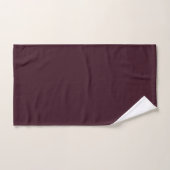 Plum Violet Et Vert Olive (Serviette à main)