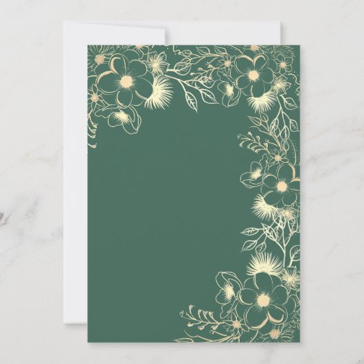 Plum violet Faire-part de mariage (Dos)