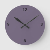 Plum Wall klok