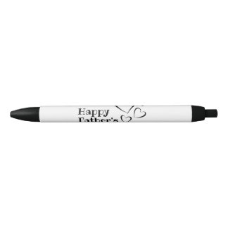 Pluma negra Happy Father's Day Zwarte Inkt Pen