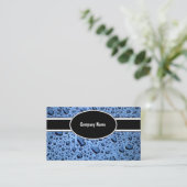 Plumage Carte de visite thème de l'eau (Debout devant)