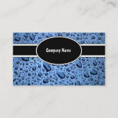 Plumage Carte de visite thème de l'eau (Devant)