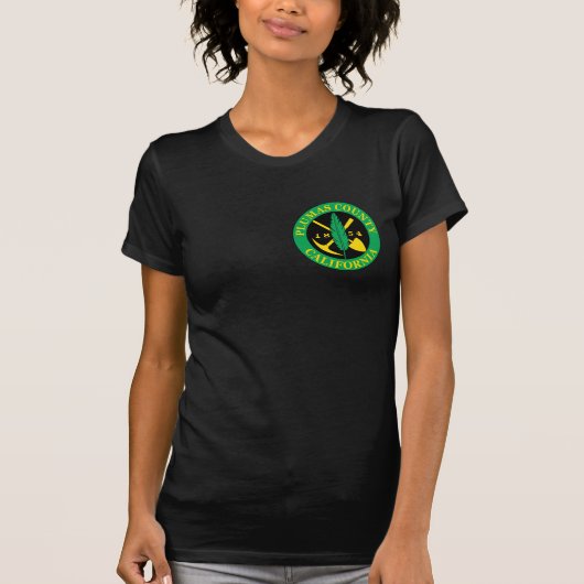 Plumas county seal t-shirt (Voorkant)