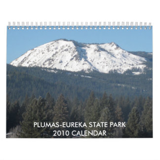 PLUMAS EUREKA STATE PARK 2010 CALENDAR KALENDER