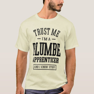 Plumbe-leerling Gift Funny Job Title T-shirt