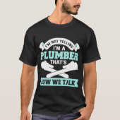 Plumber Apparel Plumbing Pipefitter for Men T-shirt (Voorkant)