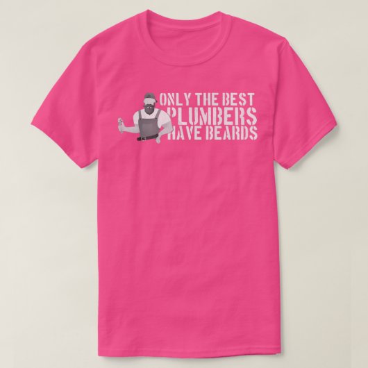 Plumber Beard T-shirt (Design voorkant)