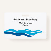 Plumber Business Badges (Achterkant)