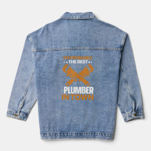 Plumber-elektrische stekelleiding denim jacket