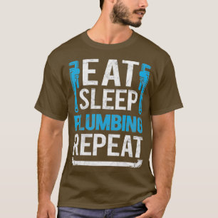 Plumber Funny Plumbing WFrench Tools T-shirt