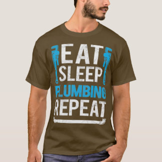 Plumber Funny Plumbing WFrench Tools T-shirt
