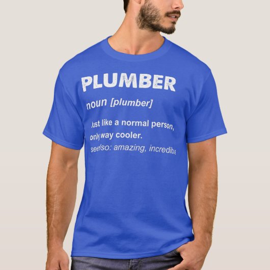 Plumber Gift T-shirt (Voorkant)