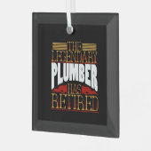 Plumber Gifts Glas Ornament (Voorkant links)