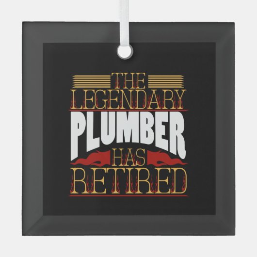 Plumber Gifts Glas Ornament (Voorkant)