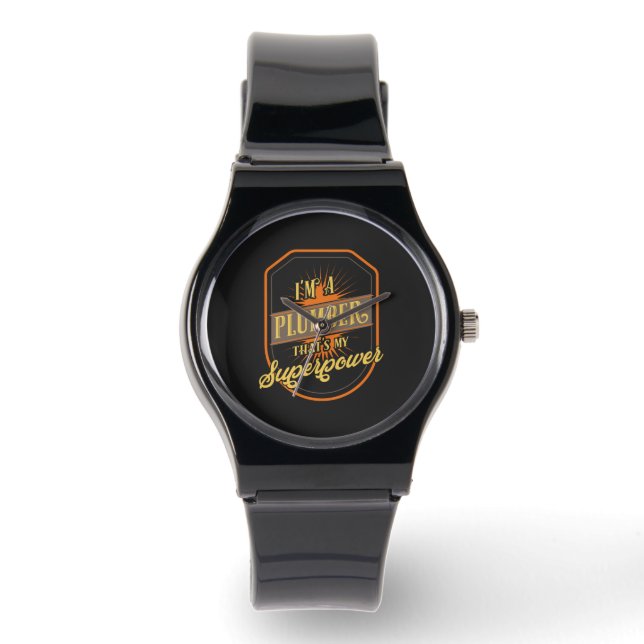 Plumber Gifts Horloge (Voorkant)