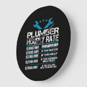 plumber installer fitter Funny Hourly Rate gift id Grote Klok (Hoek)