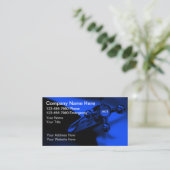 Plumber Moderne Unique Carte de visite (Debout devant)