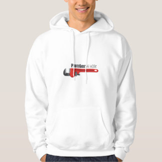 Plumber op het werk hoodie