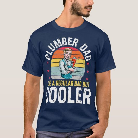 Plumber-pap, maar koeler-stekelpater t-shirt (Voorkant)