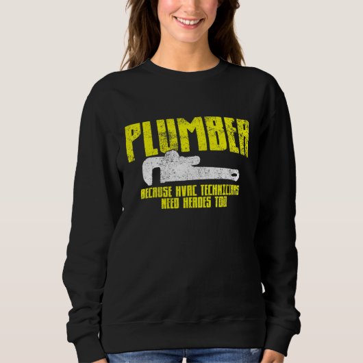 Plumber Plumbing Trui (Voorkant)