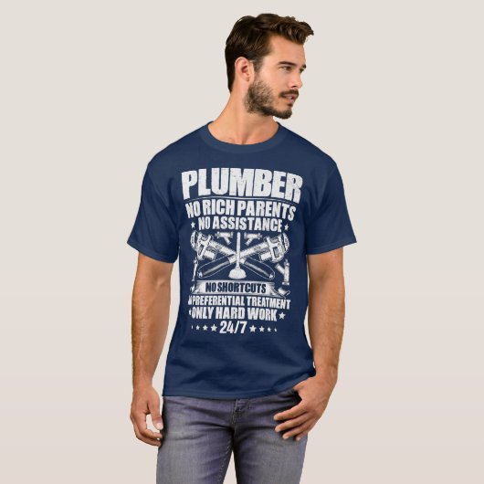 Plumber Premium-plug-ins voor plug-ins T-shirt (Voorkant volledig)
